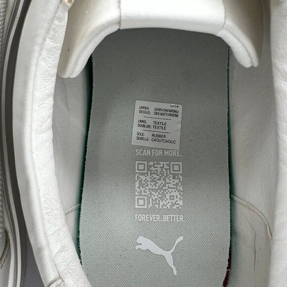 Puma Men's Size 13 White Low Top Sneakers - Picture 9 of 12